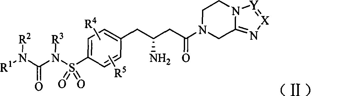 Dipeptidase-IV inhibitor sulfonyl urea derivates