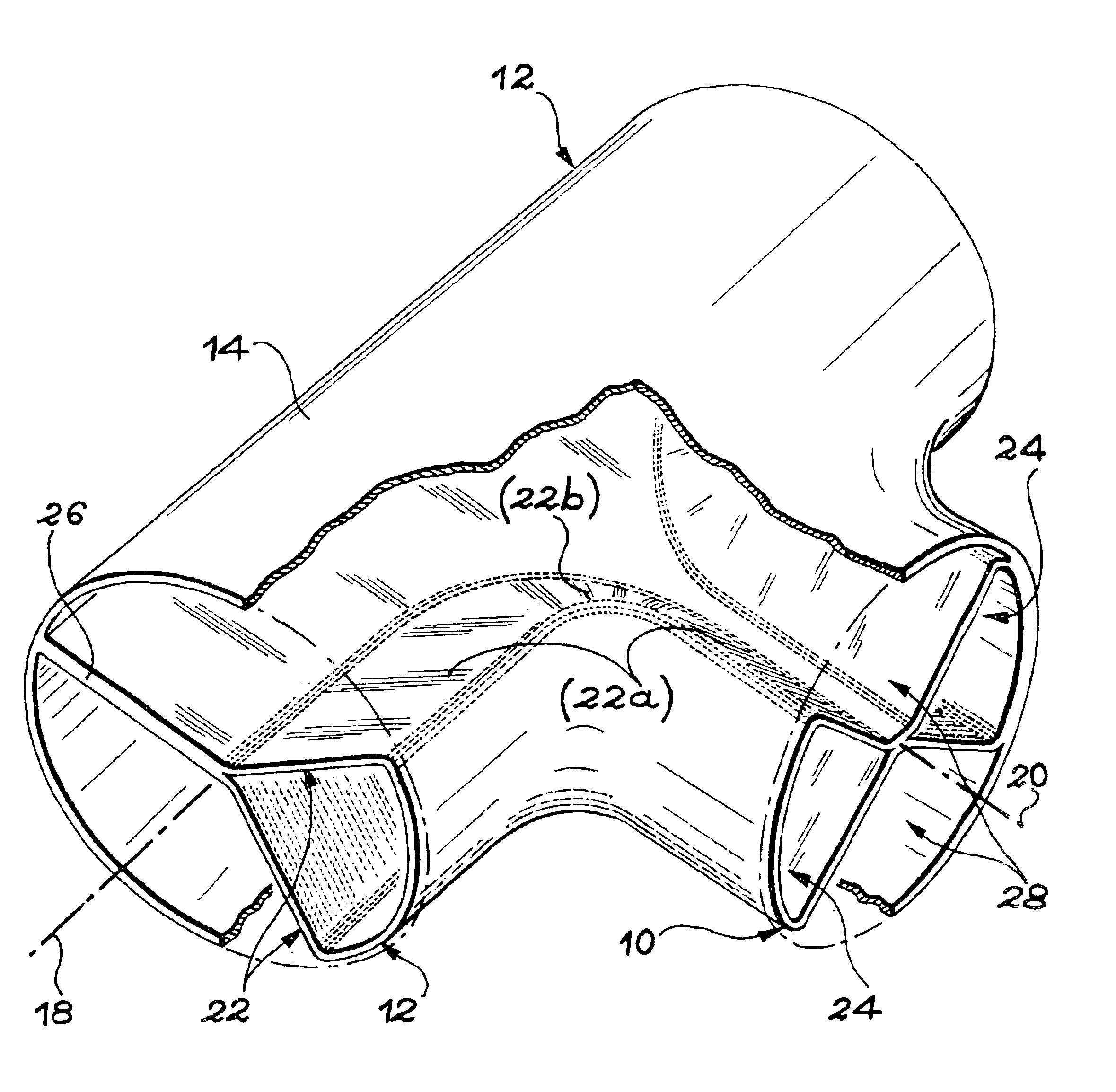 Thin walled compartmented tubular structure and its manufacturing process