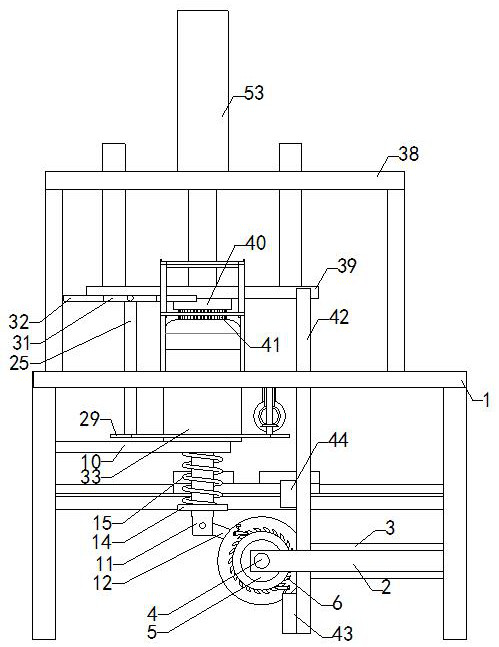 New energy motor outer shell tail heat dissipation hole forming device