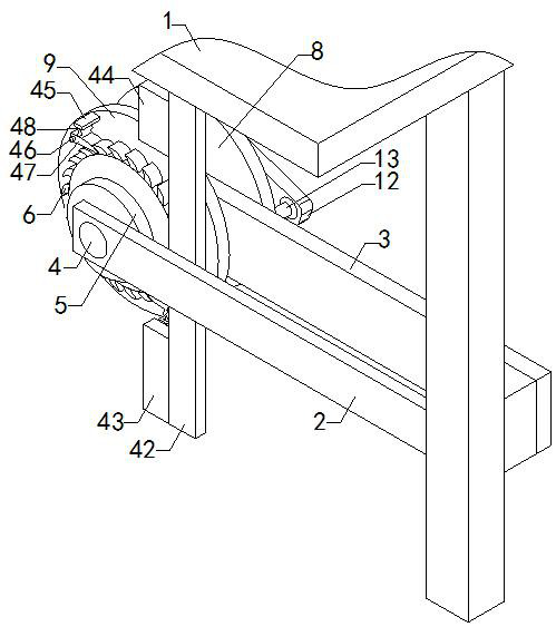 New energy motor outer shell tail heat dissipation hole forming device