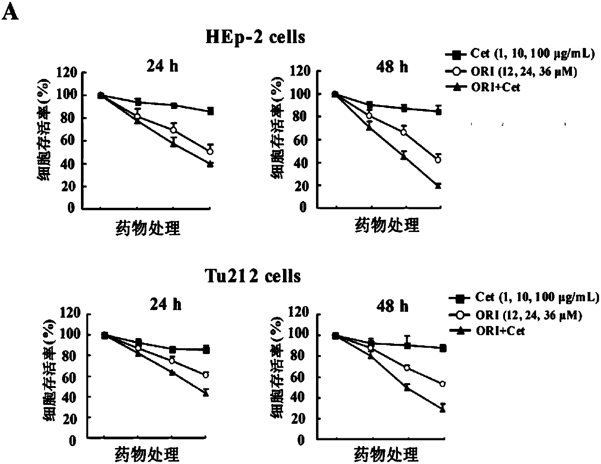 Antineoplastic pharmaceutical composition and application thereof