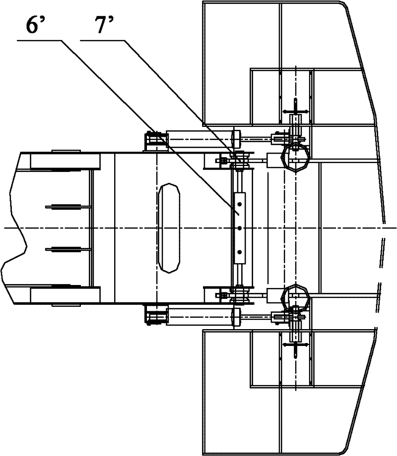 Balance weight loading and unloading mechanism for crane as well as crane and loading and unloading method for balance weight