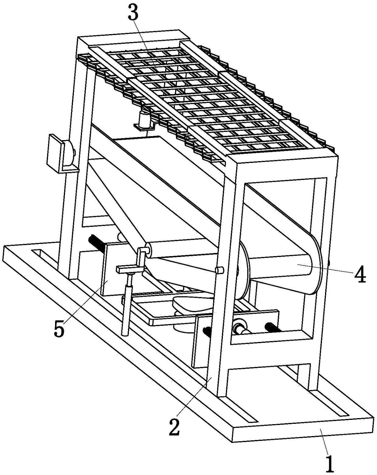 Fruit screening device and classified screening technology of fruit screening device
