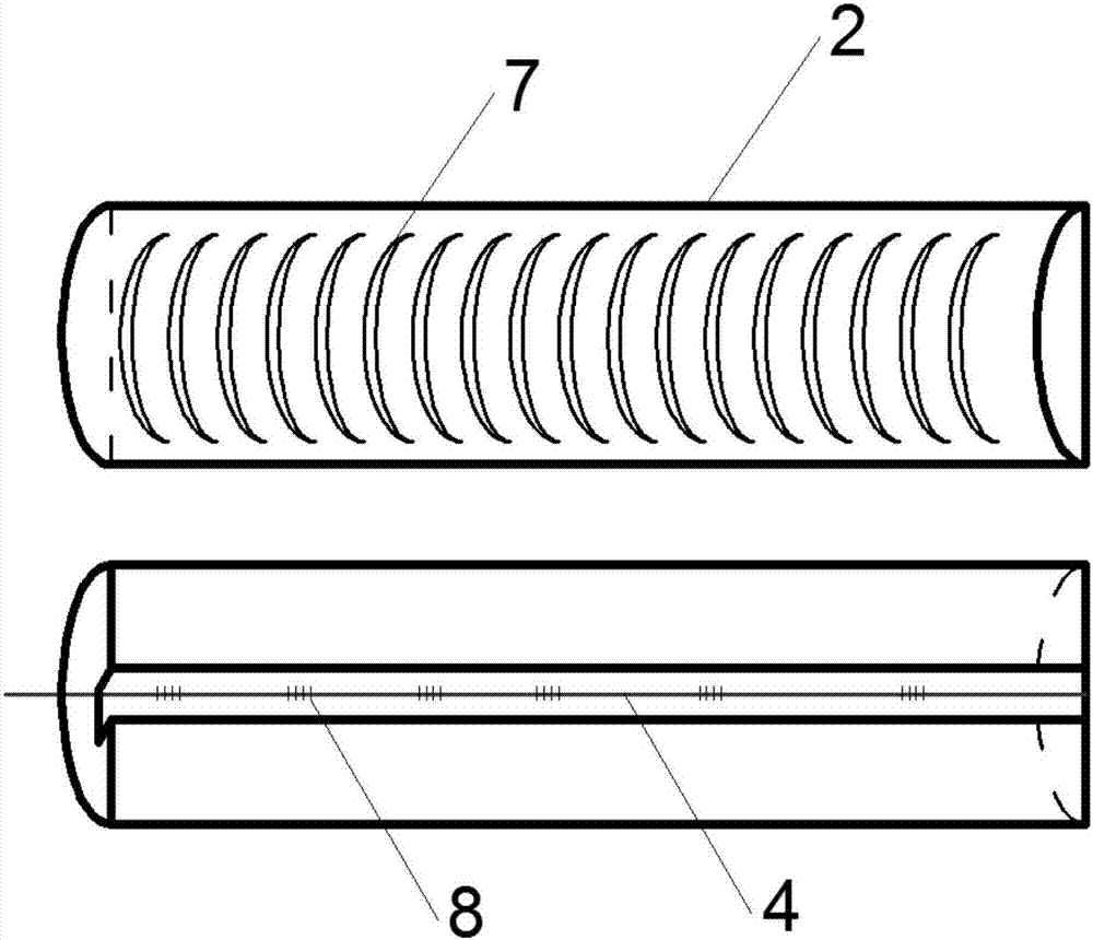 Method for measuring adhesion between profile and substrate by using bare optical fiber gratings