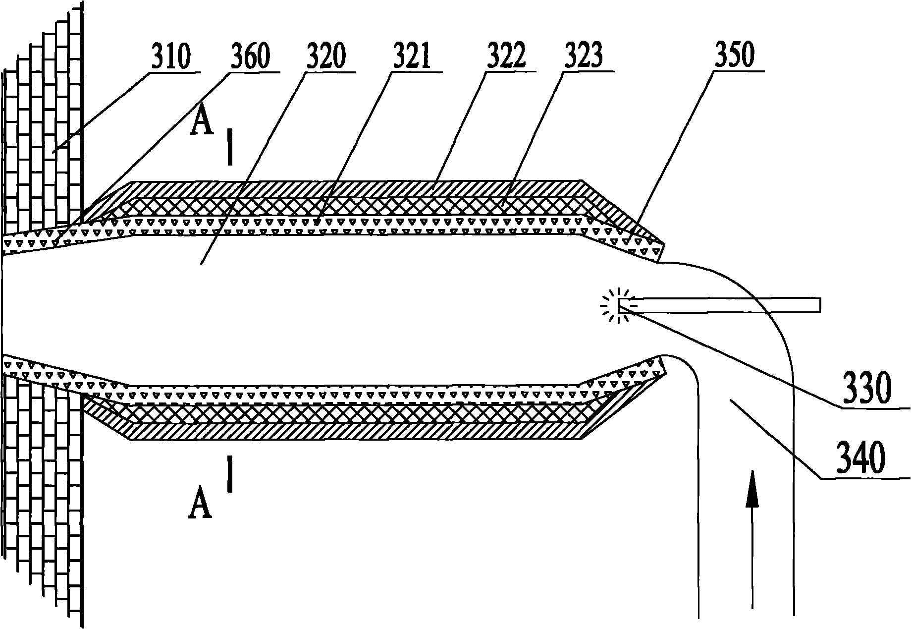 Pulverized coal burner and boiler having same