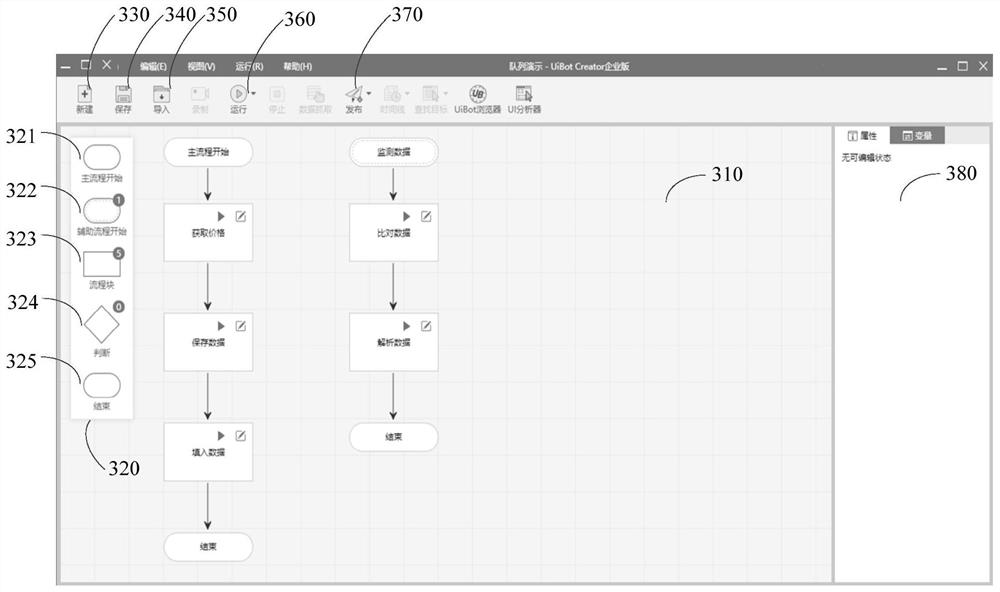 Process generation method and equipment of RPA process generation end based on AI, and storage medium