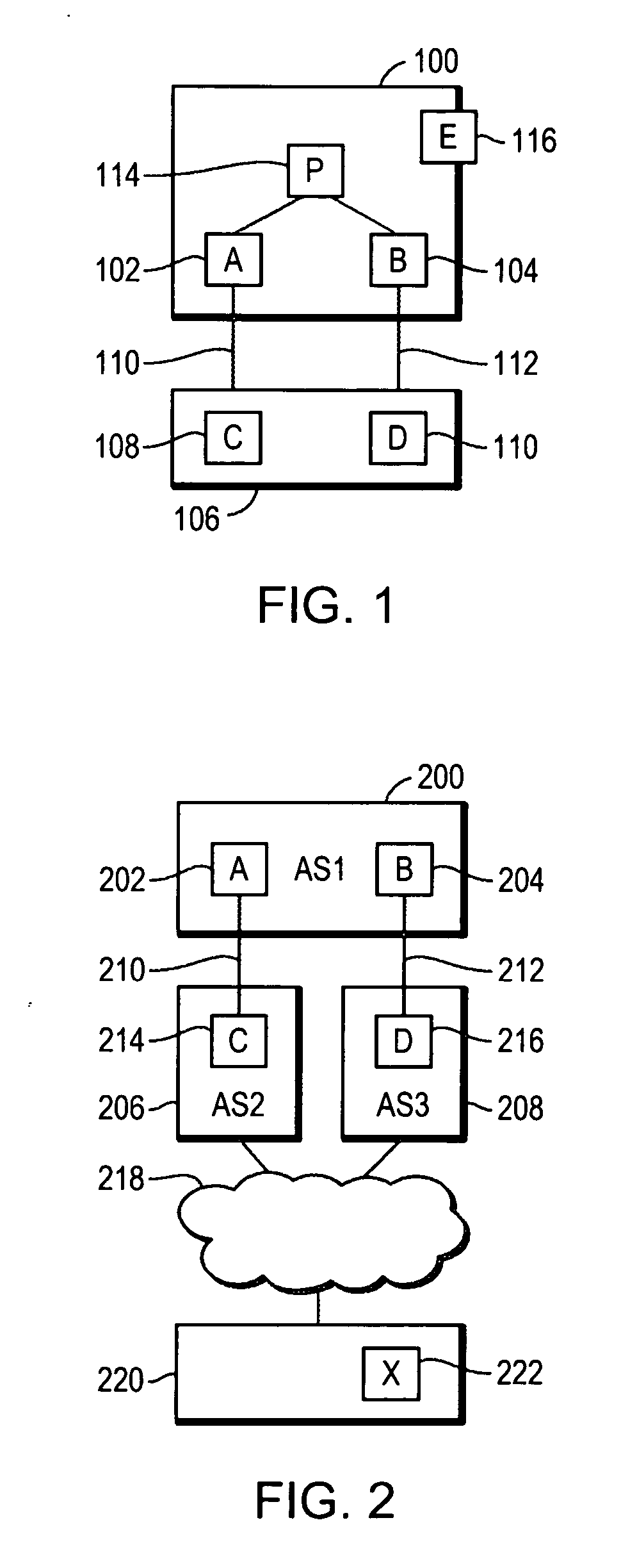 Method of implementing a backup path in an autonomous system