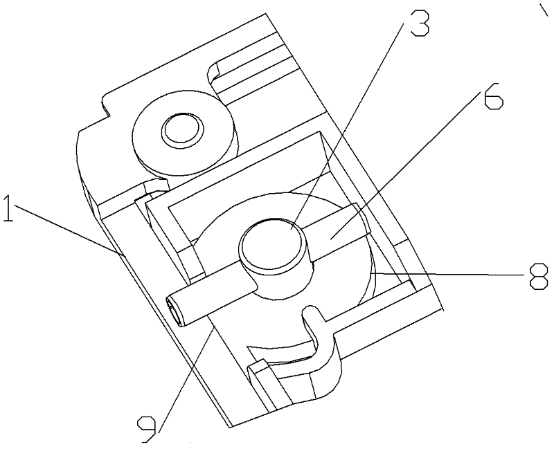 Guard strip plate locking device