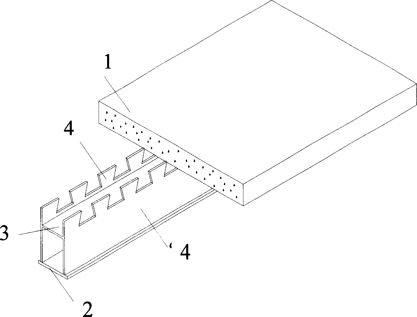 Novel steel-concrete combined beam