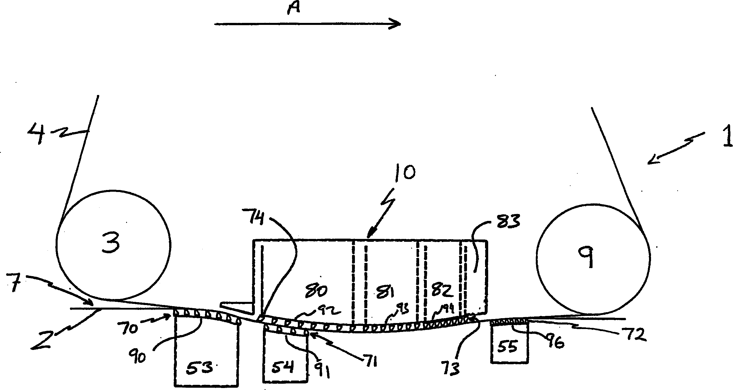 Hybrid type forming section for a paper making machine