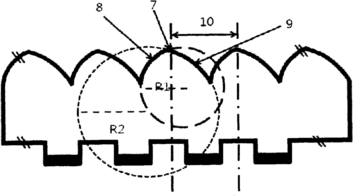 Optical sheet for controlling the direction of ray of light