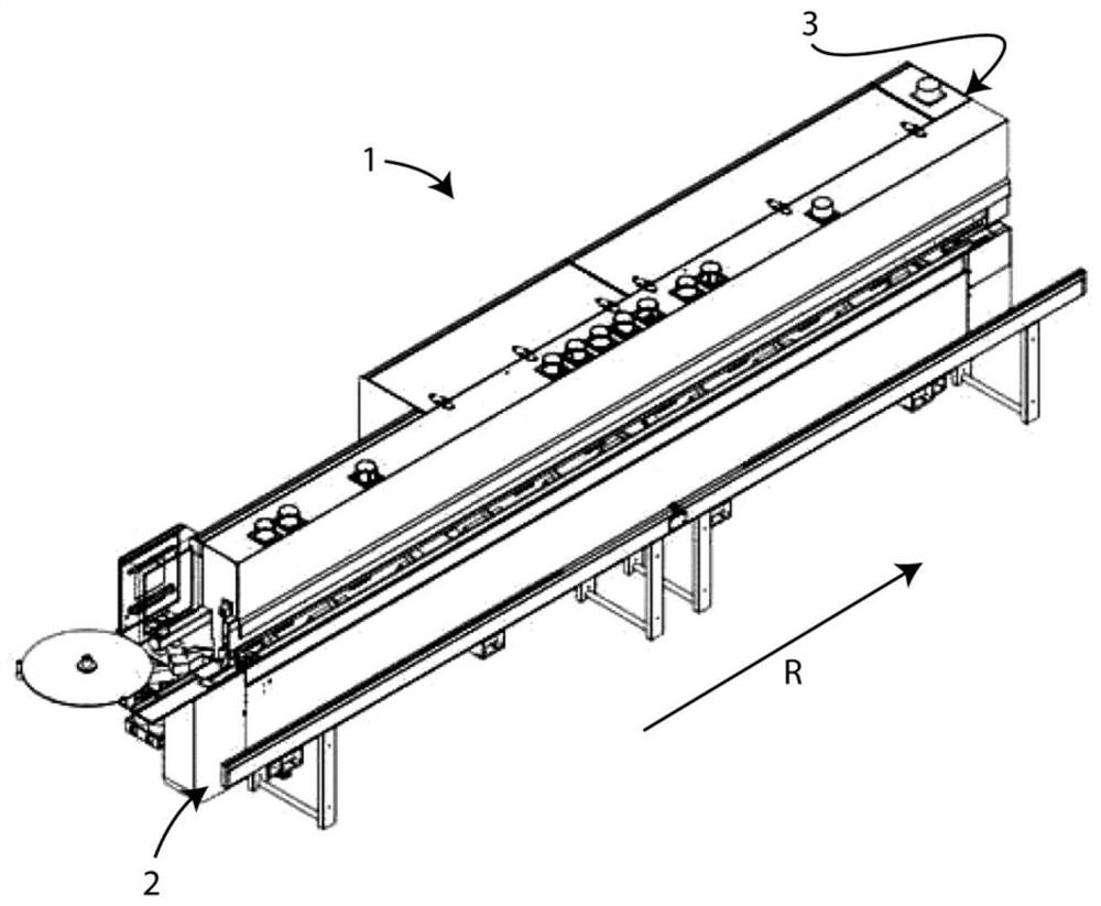 Control system for edge banding machine