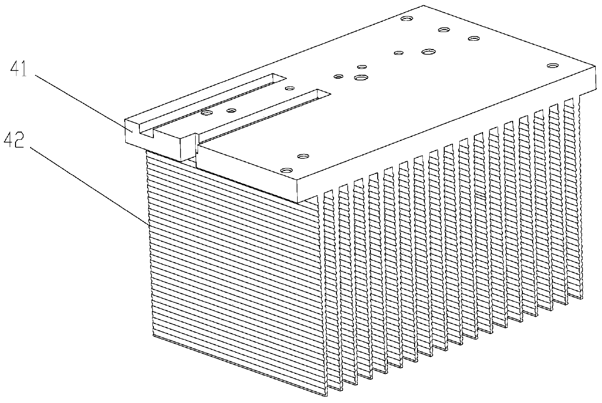 Heat dissipation structure of circuit module and outdoor unit of frequency conversion air conditioner