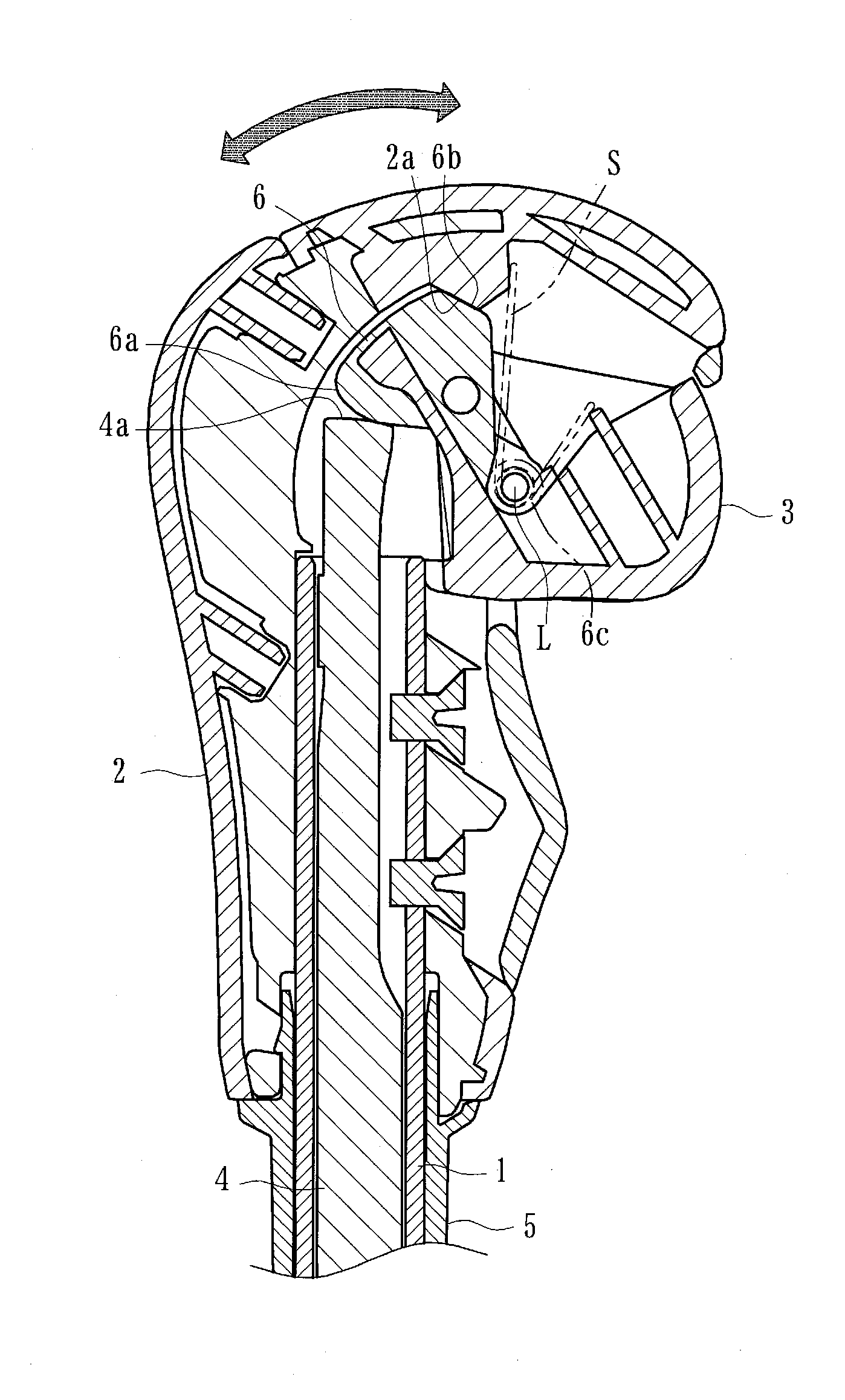 Speed change operation apparatus for a vehicle