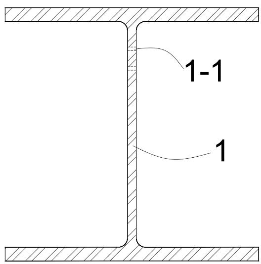 Connecting structure of steel frame light roof panel and H-shaped steel beam