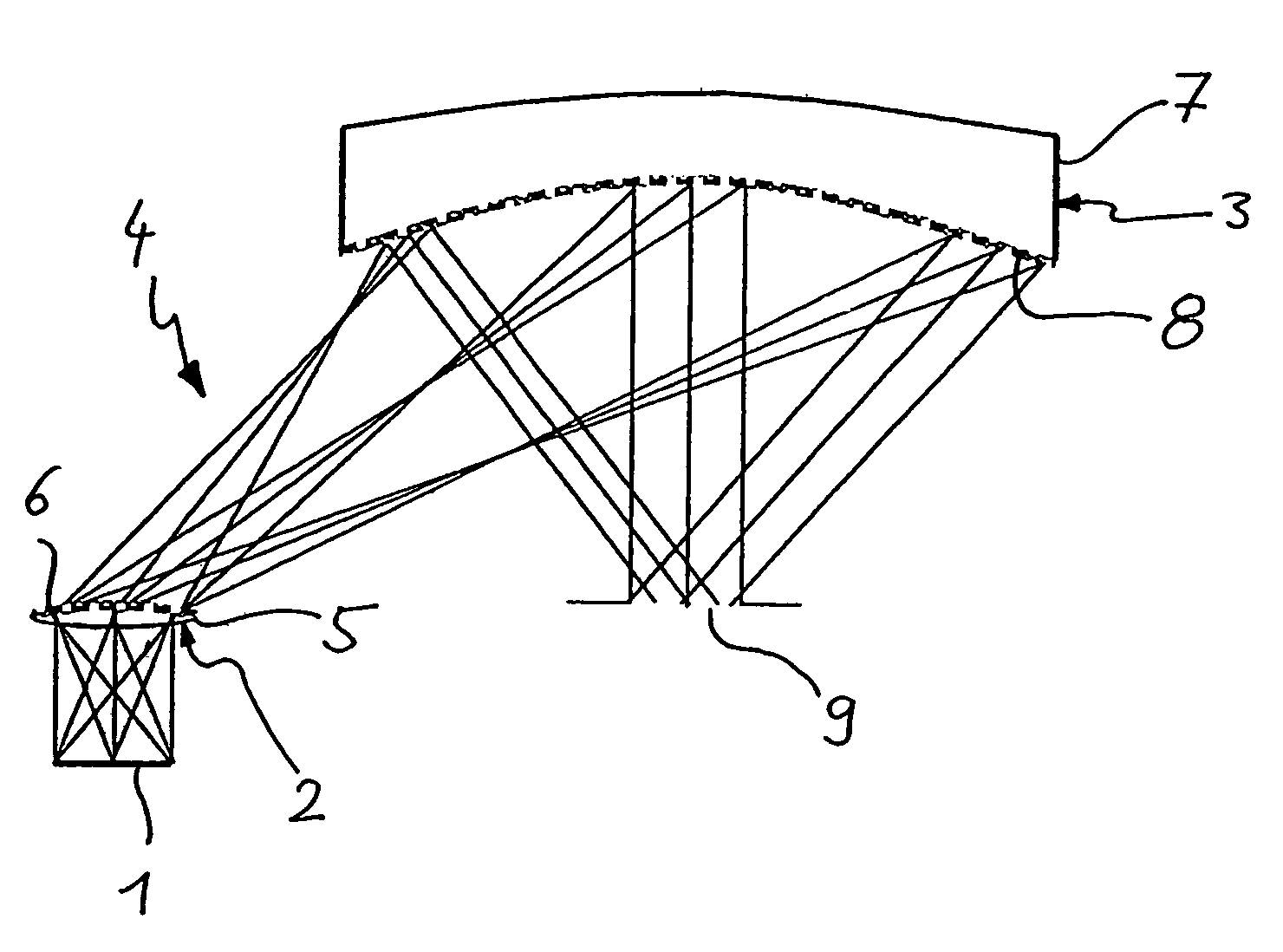 Compensating head mounted display device