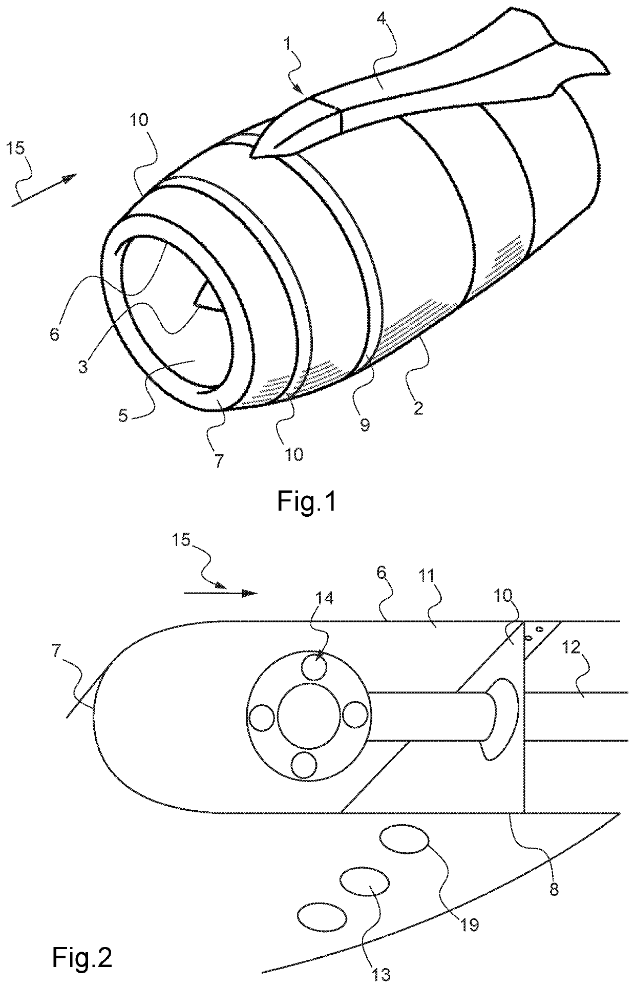 Device For Reducing Or Even Eliminating Tonal Noise For An Aircraft Powerplant De-Icing System