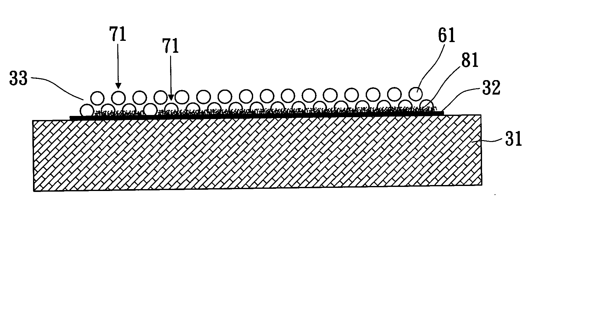 Phosphors spray and method for spraying the same