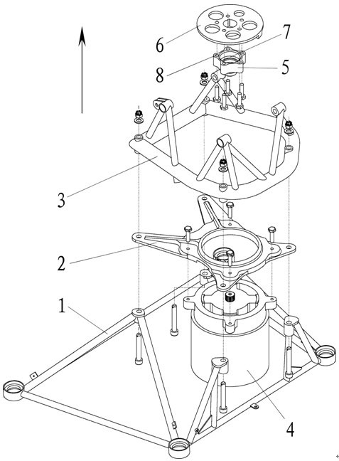 Method and structure for installing electricity generator on unmanned plane