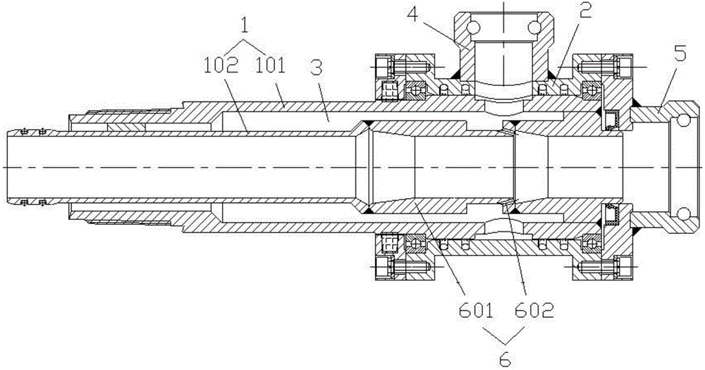 Dual channel multi-stage jet sampling pigtail