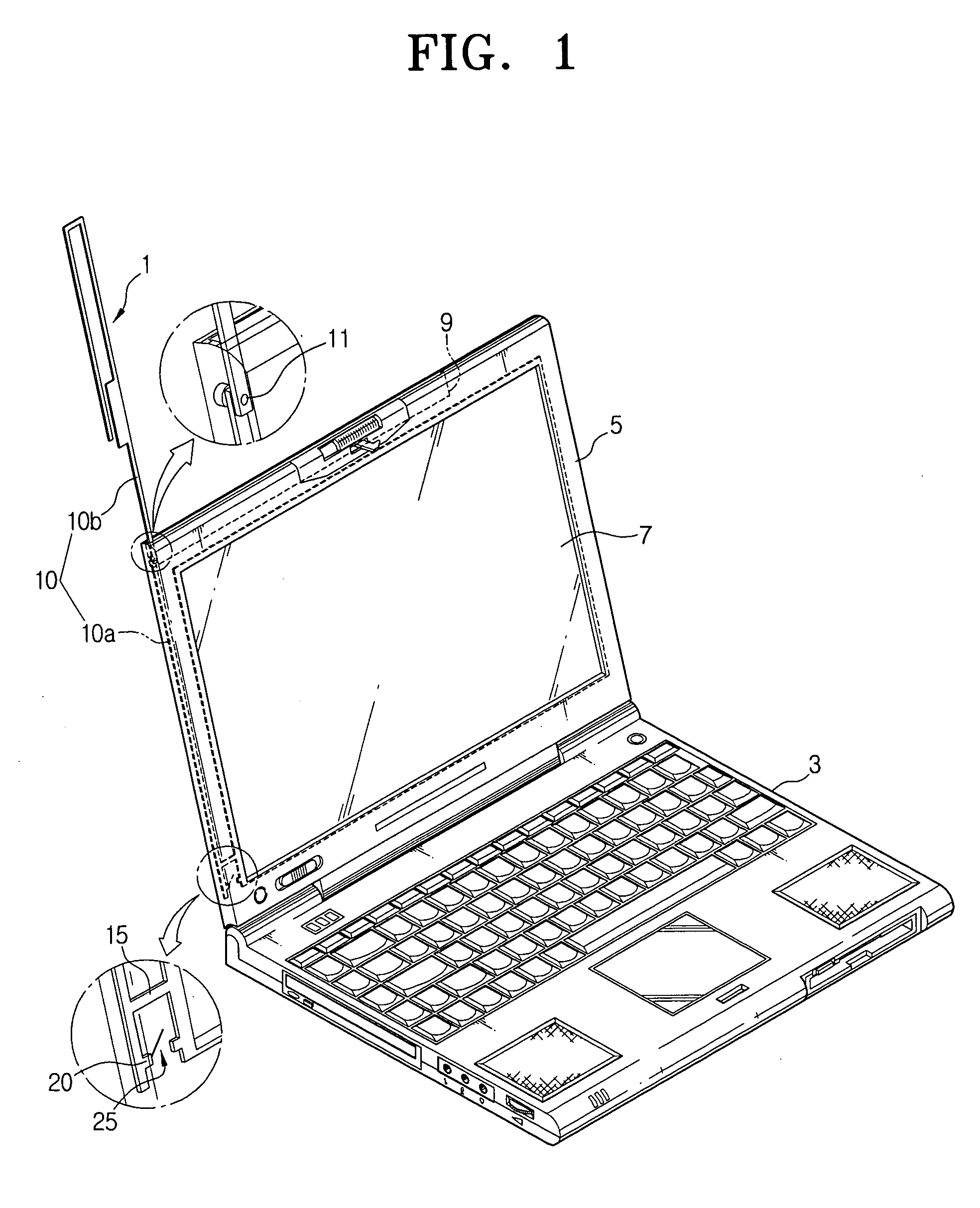 Broadcasting receiving antenna system mounted in a wireless terminal