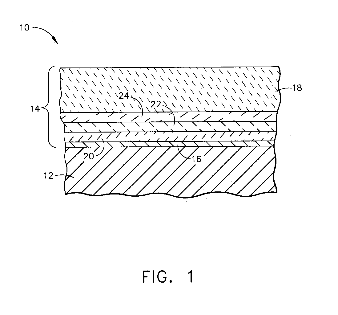 Thermal/environmental barrier coating system for silicon-containing materials