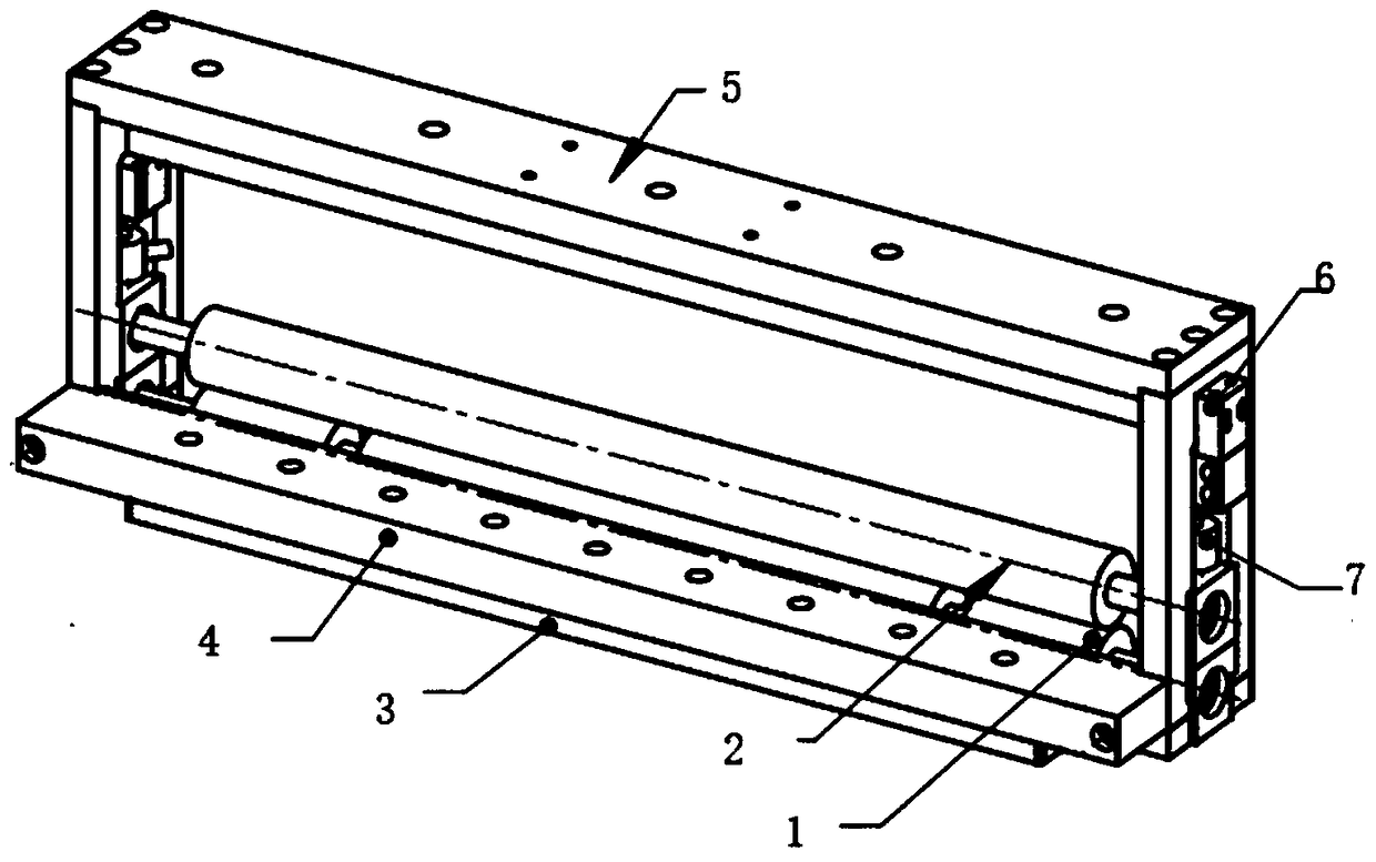 Liquid crystal screen film folded edge rolling and attaching device