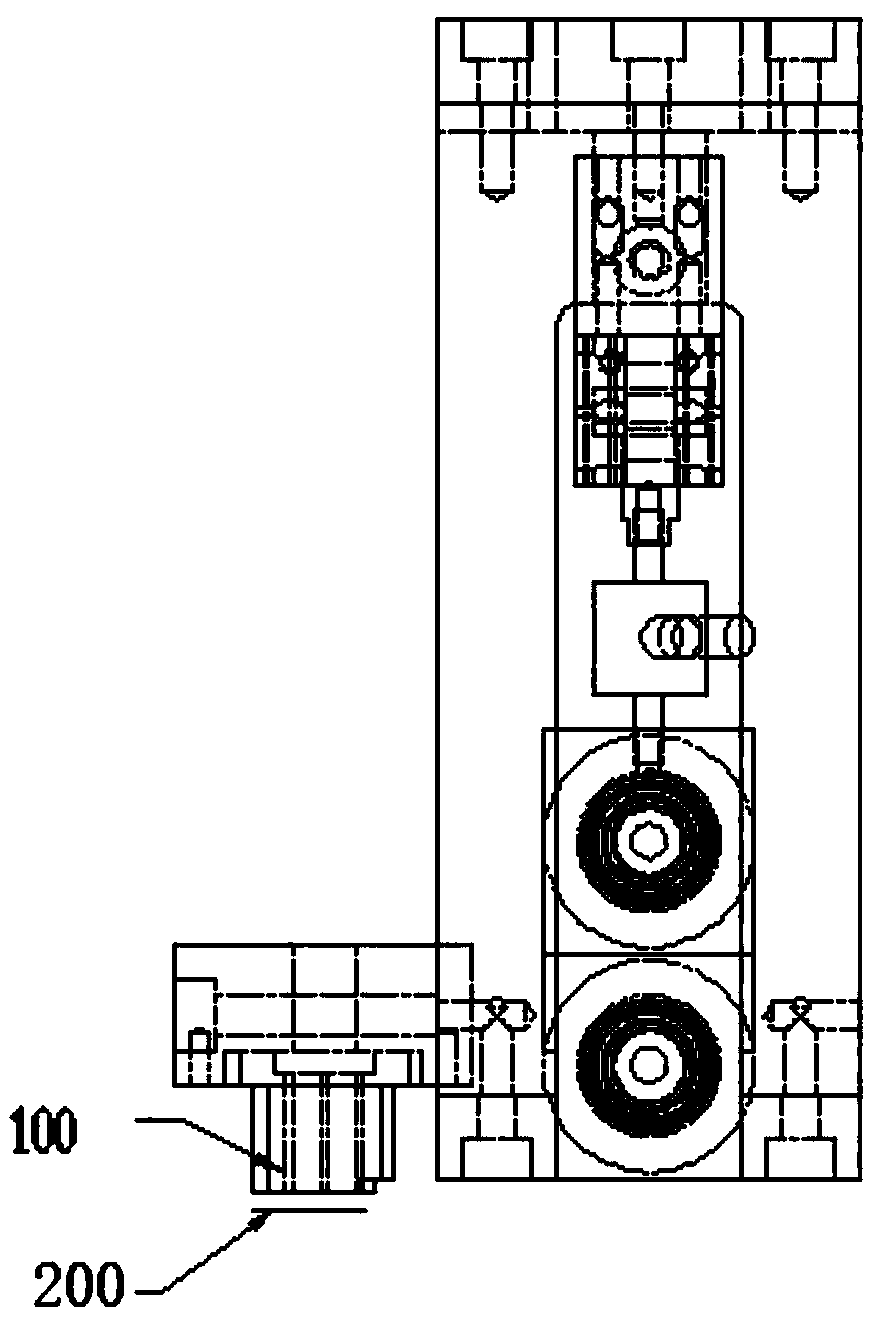 Liquid crystal screen film folded edge rolling and attaching device