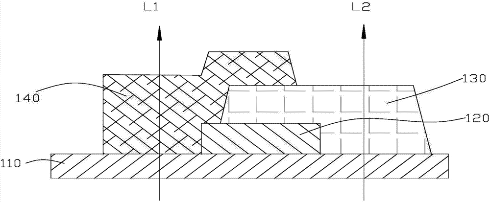 COA substrate formed directly by splicing photomasks and display panel