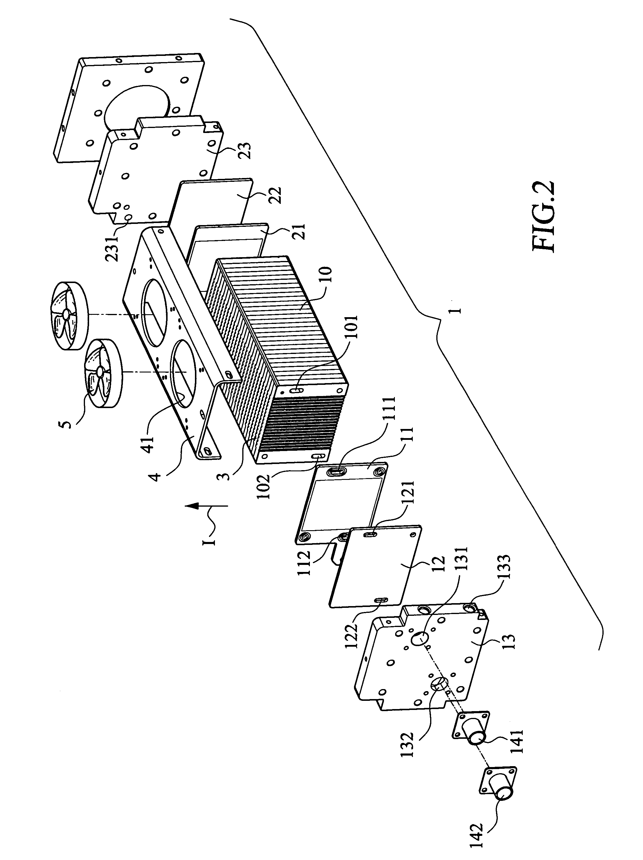 Cooling of air-cooled fuel cell system