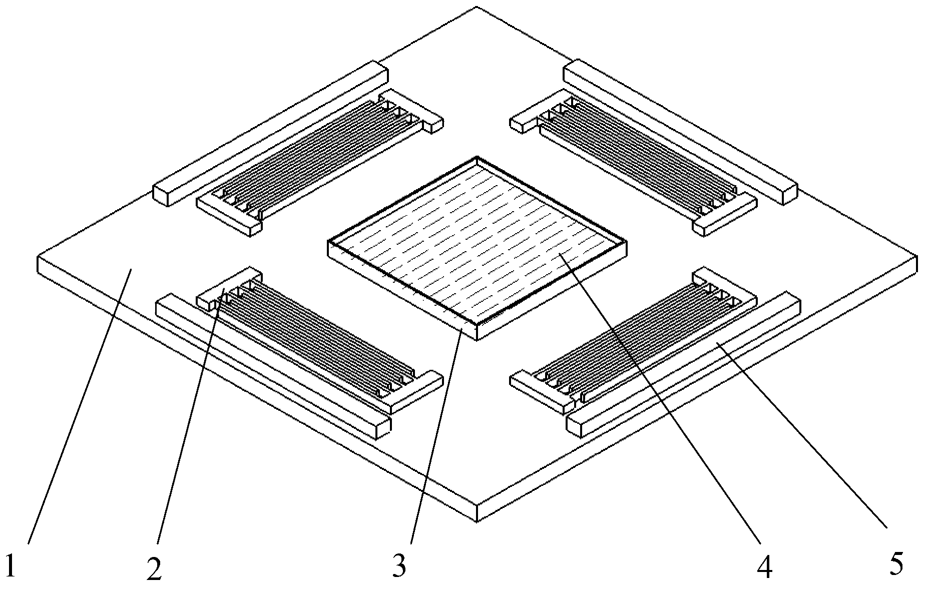 Microarray die-free forming device based on surface acoustic wave and forming method