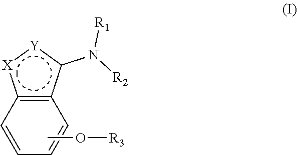 Alkoxybenzo-five-membered (six-membered) heterocyclic amine compound and pharmaceutical use thereof