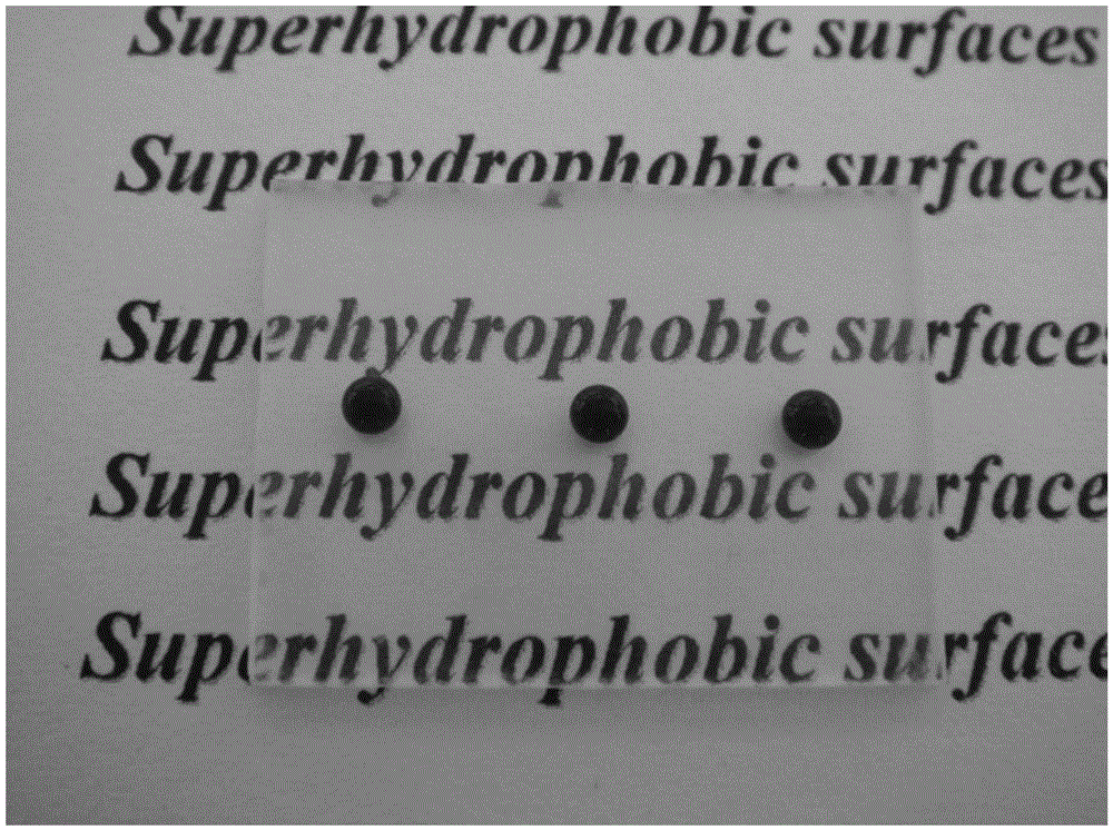A kind of preparation method of transparent superhydrophobic zinc oxide coating