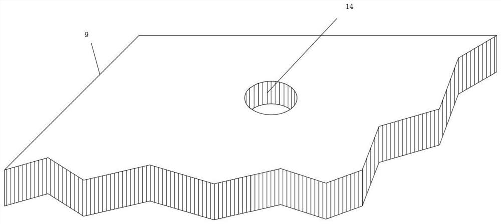 Workpiece positioning and buffering device of automobile part stamping die