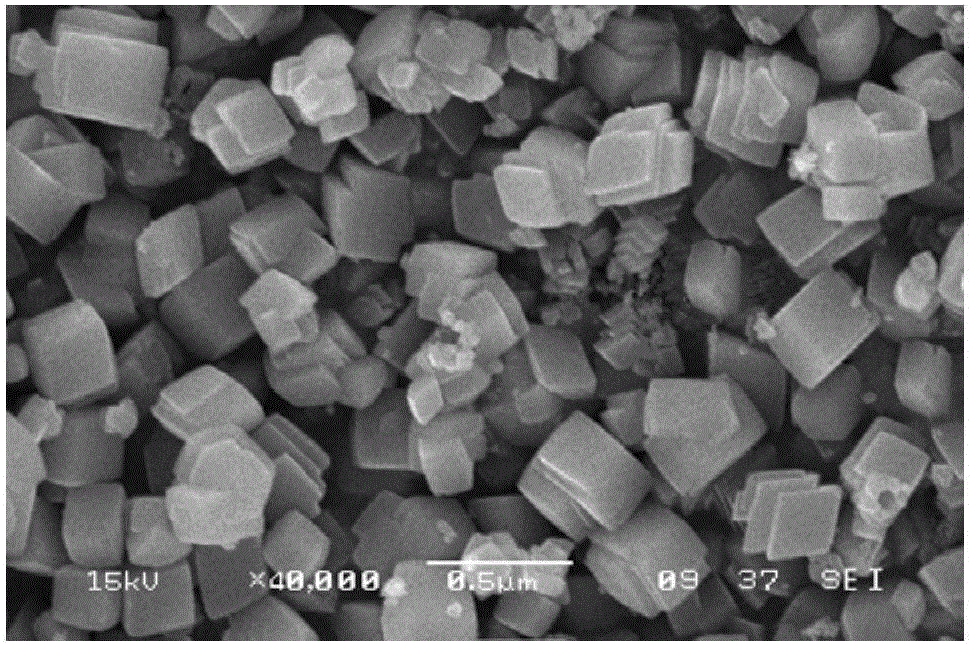 Method for preparing rhomb-shaped superfine calcium hydrogen carbonate from Weibei ordovician limestone