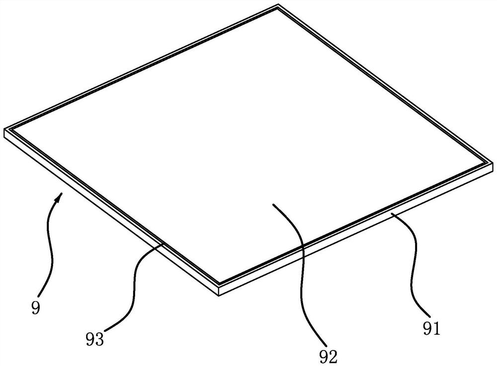 Glue filling mechanism for solar panel packaging equipment