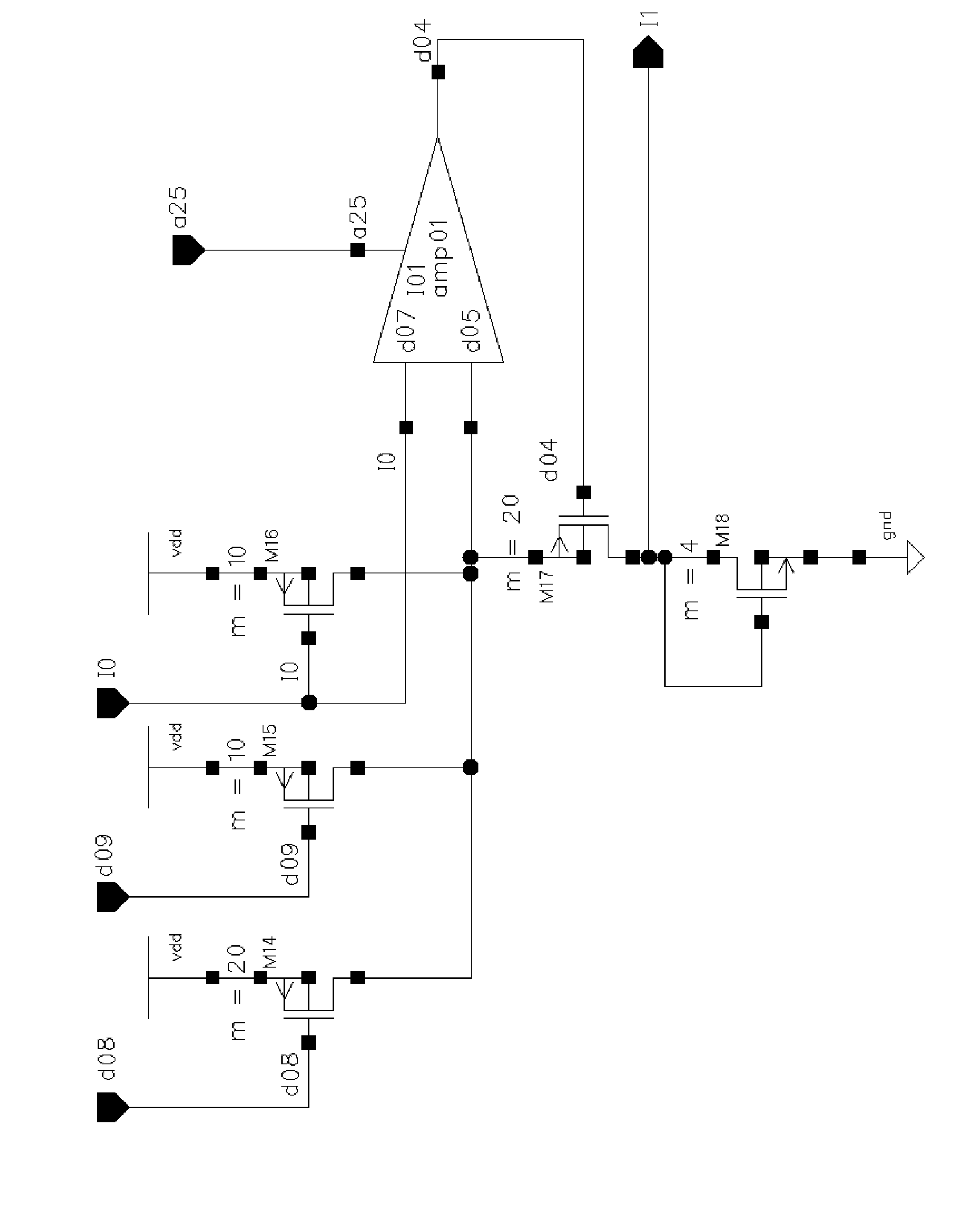 LED (light-emitting diode) display screen constant-current driving circuit with optional mirror image ratio