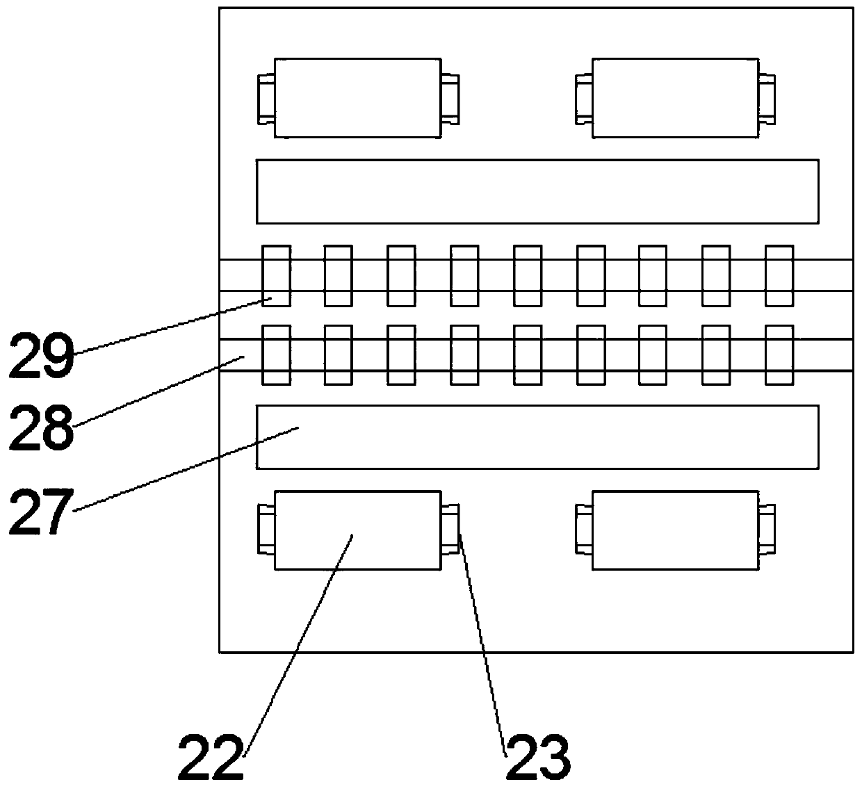 Movable luggage carrying device for air transportation