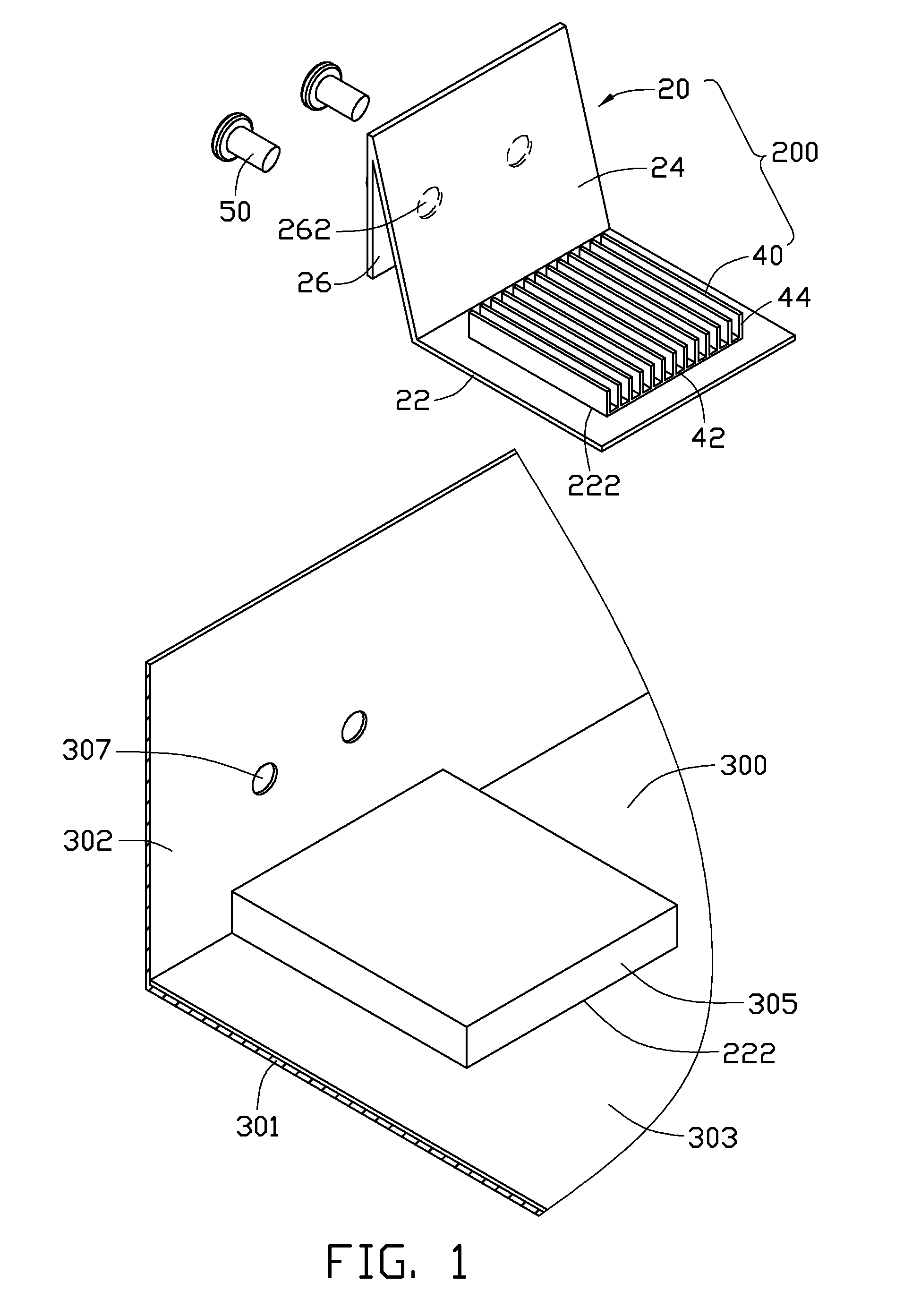 Electronic device with heat dissipation apparatus