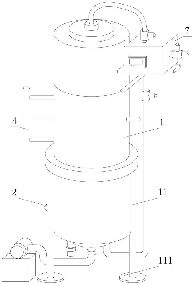 Wet desulphurization and dust removal equipment for industrial waste gas and use method thereof