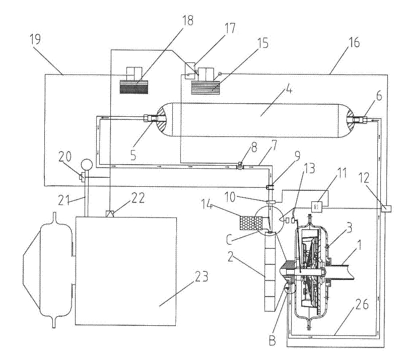 System for storing, releasing and reutilizing vehicle inertial force