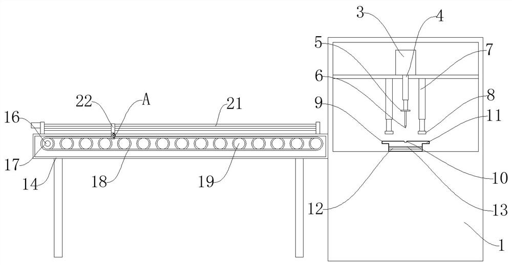 Fixed-length shearing device for rod and wire production