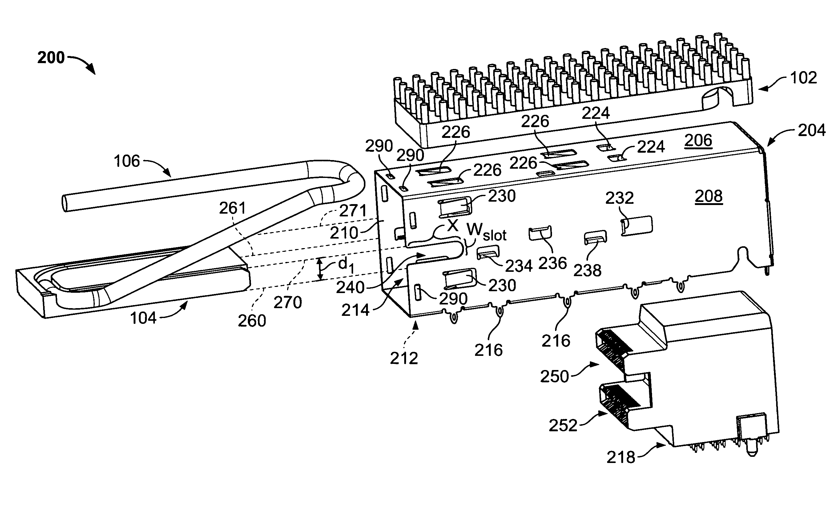 Heat transfer system for a receptacle assembly