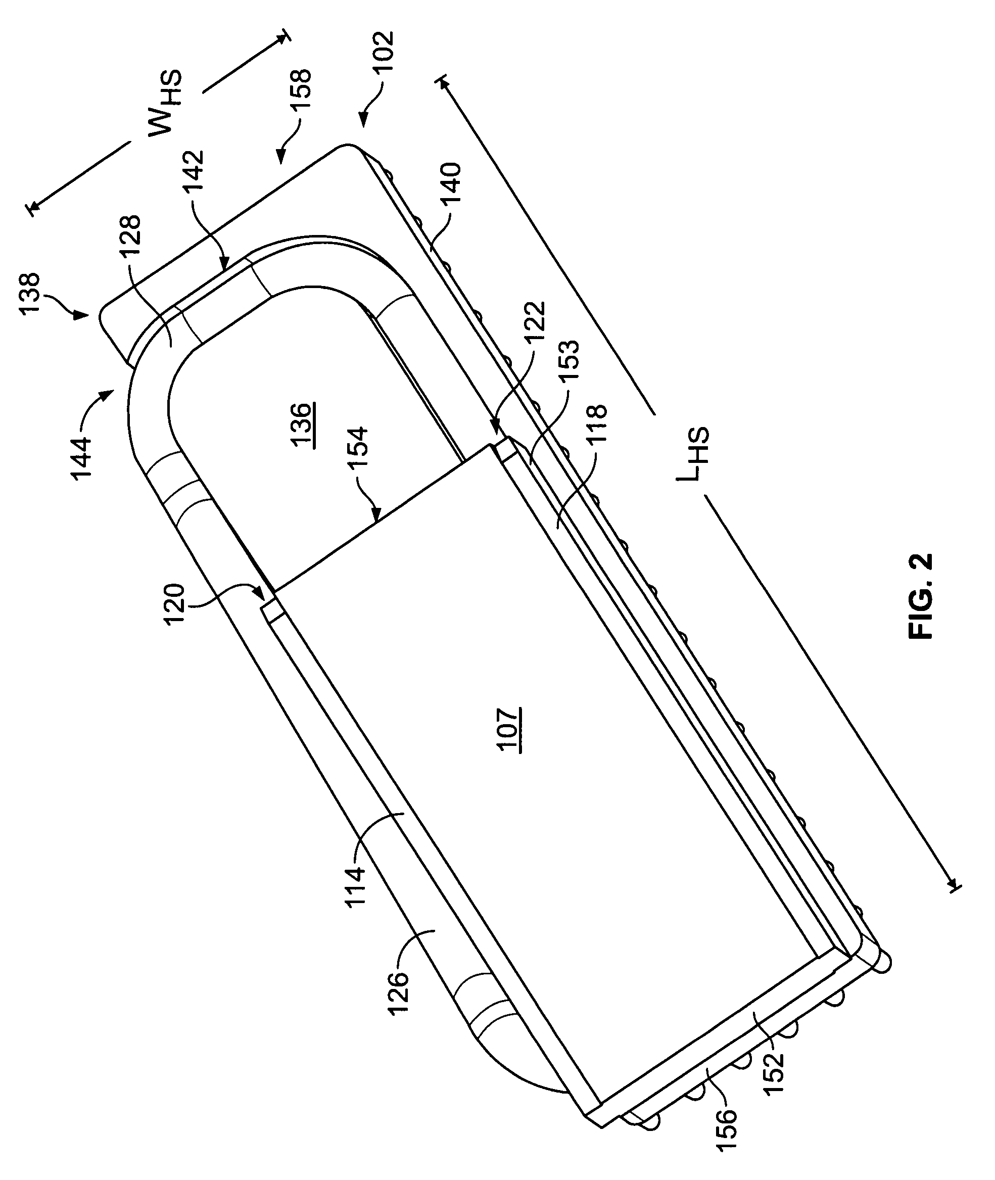 Heat transfer system for a receptacle assembly
