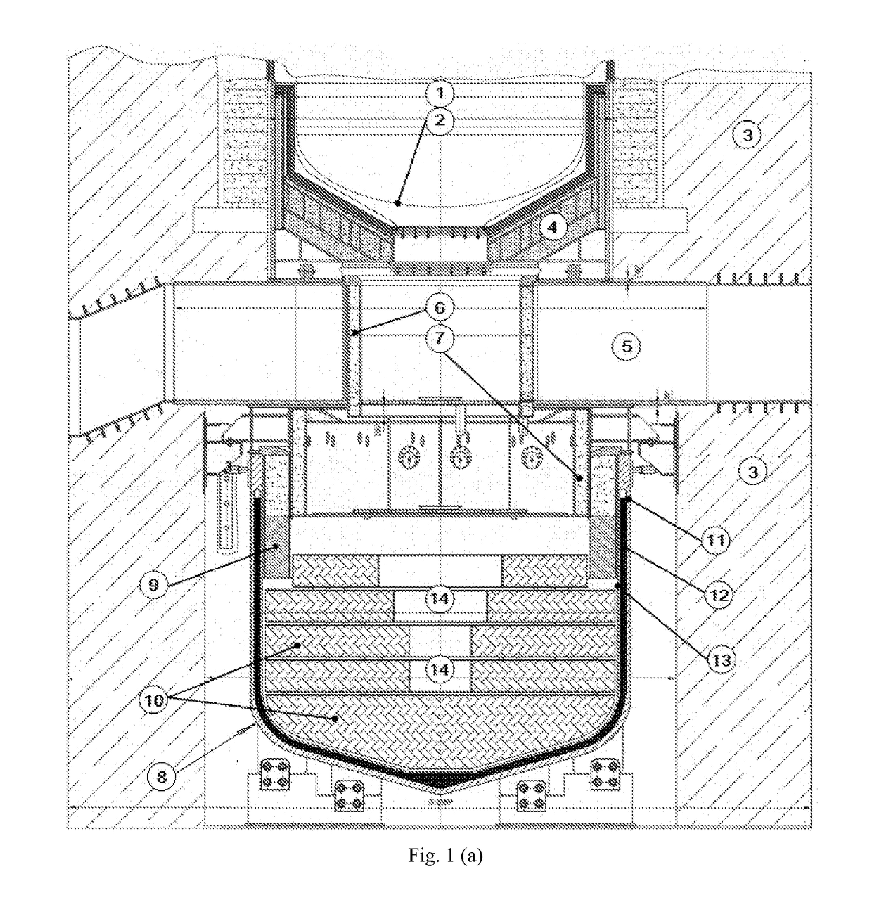 Water-Cooled Water-Moderated Nuclear Reactor Core Melt Cooling and Confinement System