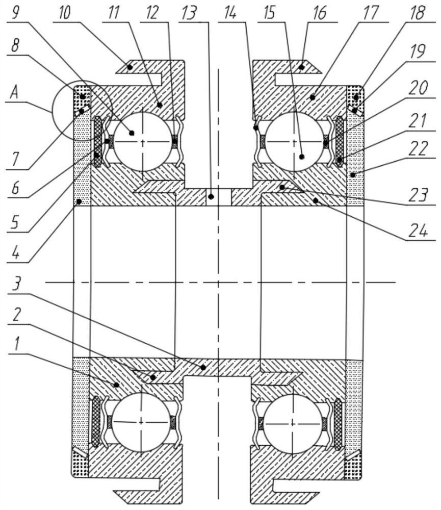 A Bearing Structure for Oil Cooling of Outer Rotor Permanent Magnet Synchronous Motor