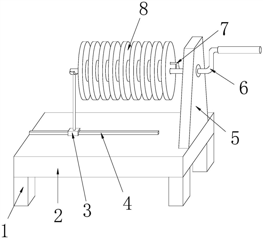 A laminated side bar detachment prevention coil barrel with embedded extrusion and fixed ends