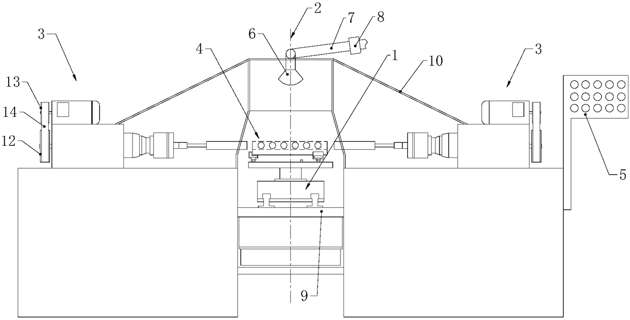 Equivalent scrubbing machine for fuel injection pump body cavity