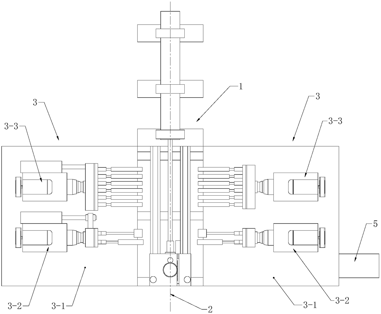 Equivalent scrubbing machine for fuel injection pump body cavity