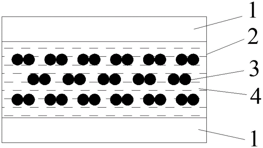 A double-helix fiber-reinforced foam laminate